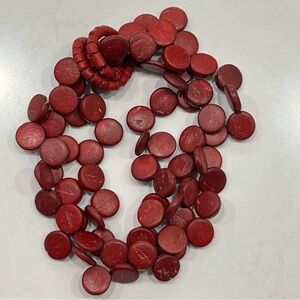 Stylish Boho Red Beaded Bracelet